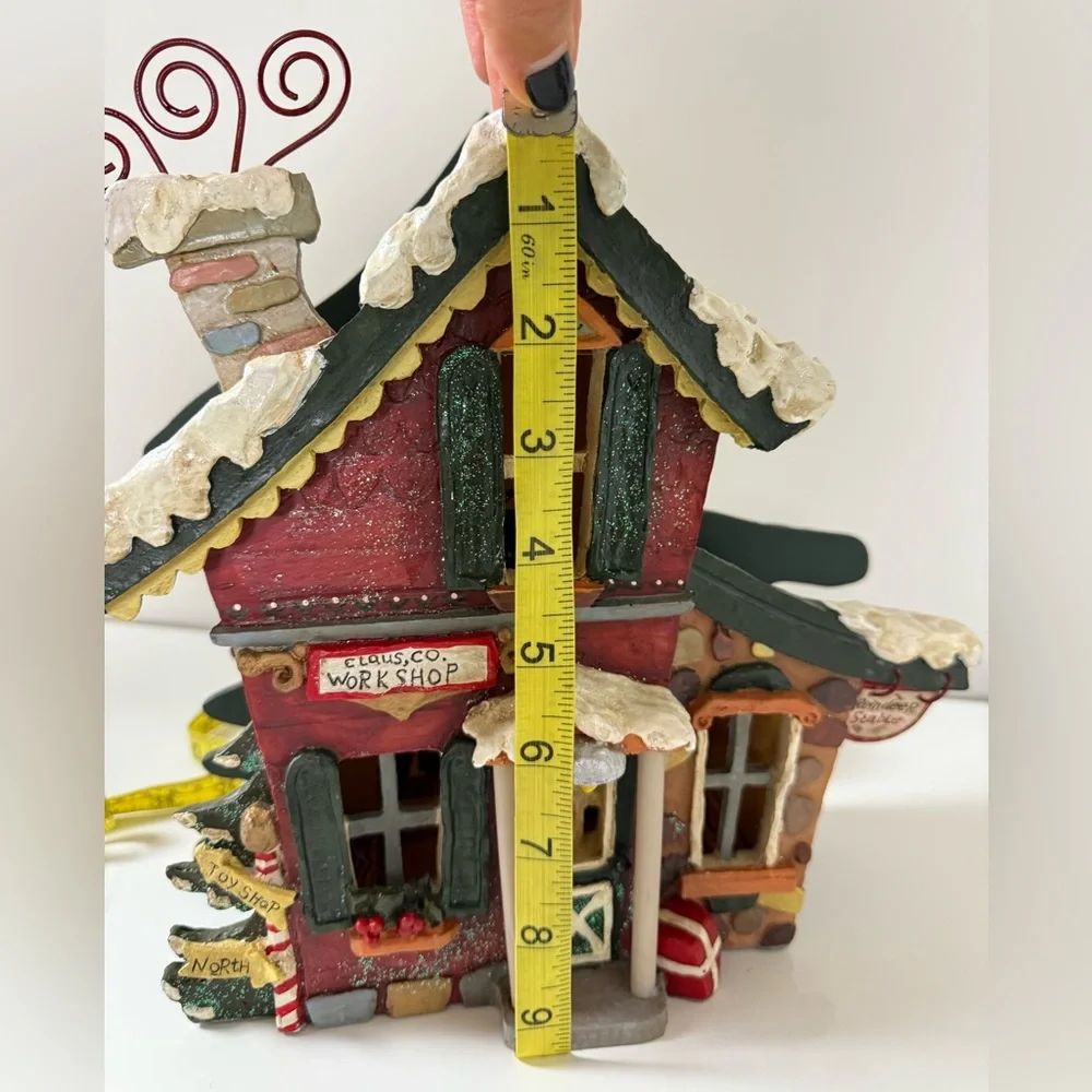 Kurt S. Adler Snowtown Village Claus‎ & Co. Workshop Lighted House